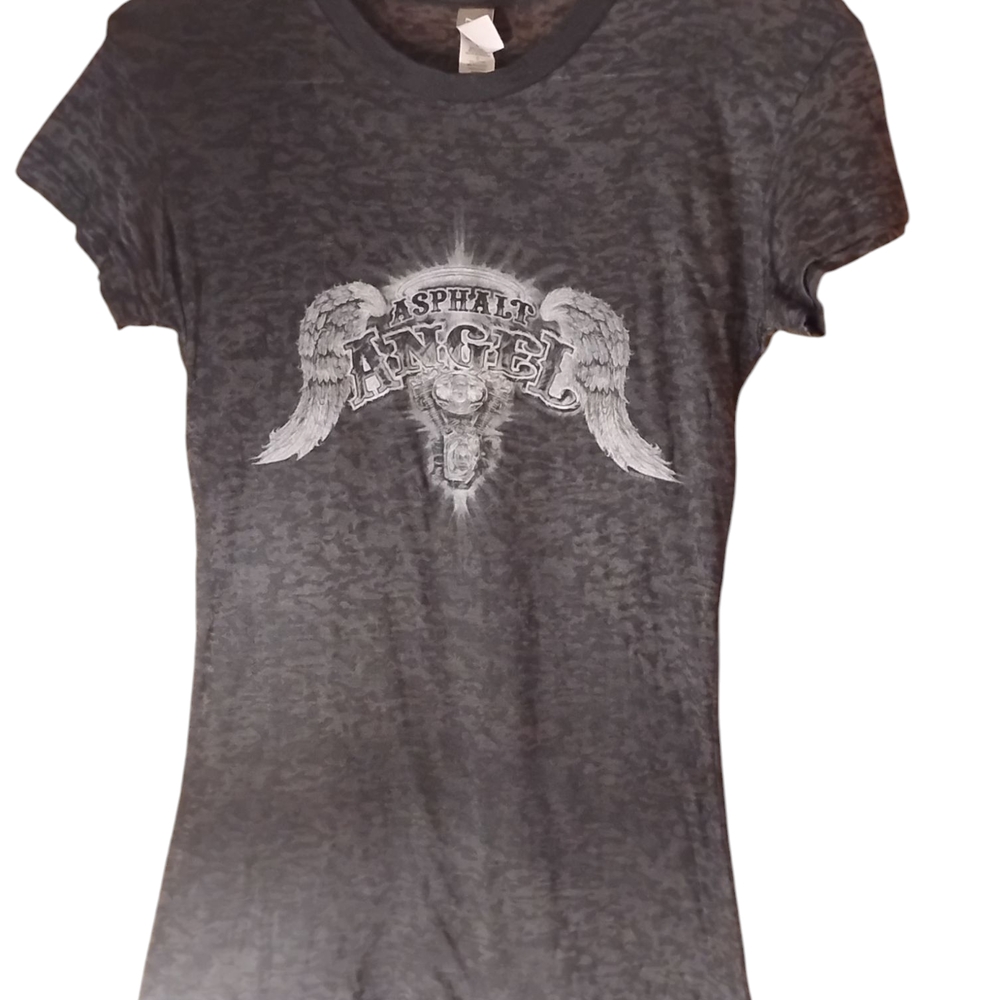 Asphalt Gray Fitted Graphic Tee Short Sleeve